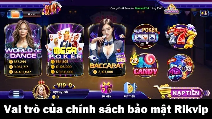 Chính sách bảo mật 1 Chính sách bảo mật Rikvip có vai trò gì?