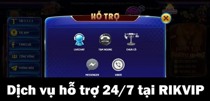 Trang chủ Rikvip 66 Nâng cao trải nghiệm với dịch vụ Rikvip hỗ trợ 24/7