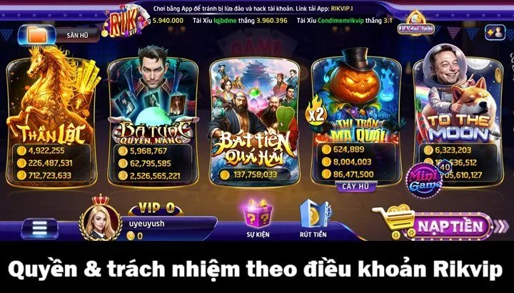 Điều khoản với quyền & trách nhiệm của đôi bên