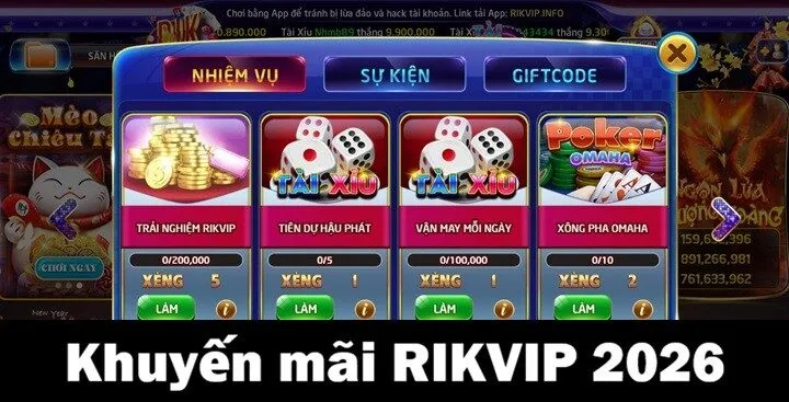Trang chủ Rikvip 65 Loạt sự kiện & chương trình khuyến mãi Rikvip 2026