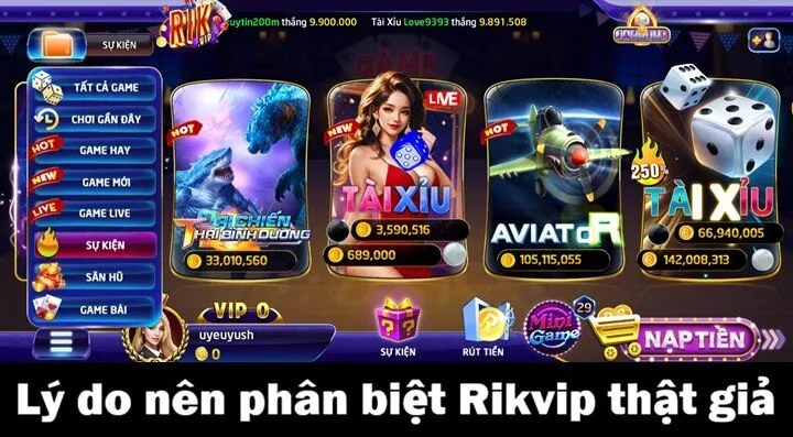 Phân biệt Rikvip thật giả - Cách tránh bẫy lừa đảo hiệu quả 2 Cảnh báo tình trạng xuất hiện Rikvip giả mạo