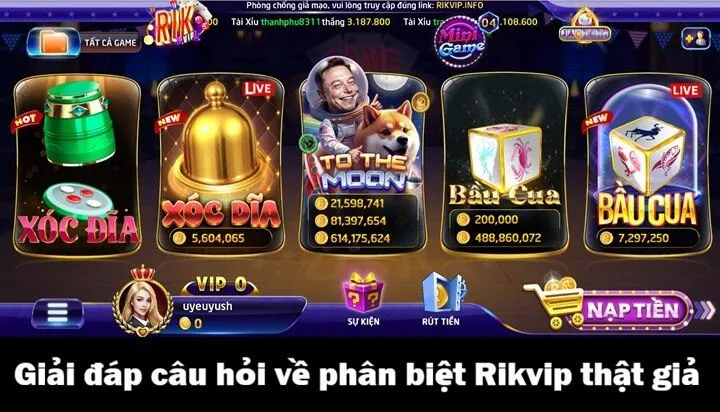 Phân biệt Rikvip thật giả - Cách tránh bẫy lừa đảo hiệu quả 5 Những vấn đề nhiều người còn thắc mắc khi phân biệt Rikvip thật giả