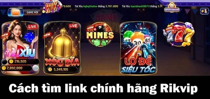 Tìm link chính hãng Rikvip truy cập an toàn & không bị chặn 3 Tìm link chính hãng Rikvip ở đâu?