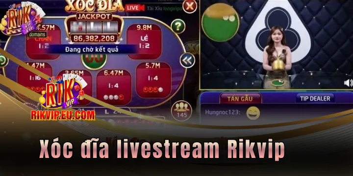 Xóc đĩa livestream Rikvip - Mở ra “cẩm nang” săn quà siêu dính