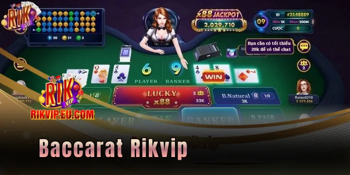 Baccarat Rikvip - Trải nghiệm game bài online siêu đỉnh cao 1 baccarat rikvip 2026